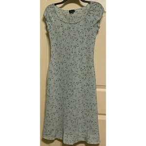 MY MICHELLE Midi Dress Dainty Floral Green Cottagecore Romantic Fairy Boho Y2K